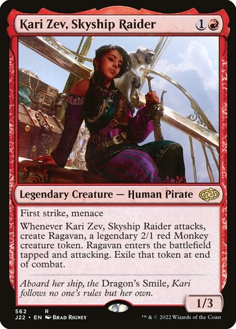 Magic: The Gathering - Jumpstart 2022 - Kari Zev, Skyship Raider (562)