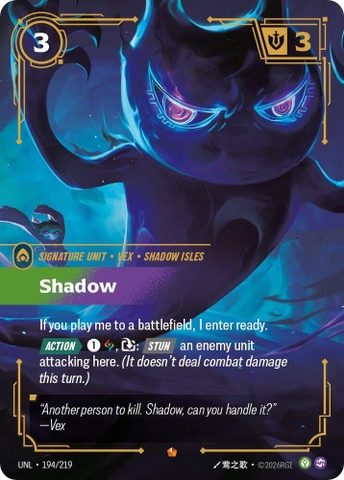 Riftbound TCG - Unleashed - Shadow (194/219) Foil