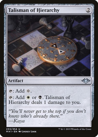 Magic: The Gathering - Modern Horizons - Talisman of Hierarchy (233)