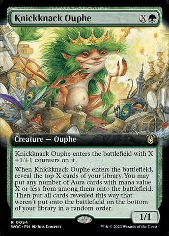Magic: The Gathering - Wilds of Eldraine Commander - Knickknack Ouphe (54)