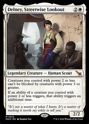 Magic: The Gathering - Murders at Karlov Manor - Delney, Streetwise Lookout (12) Foil