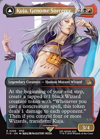 Magic: The Gathering - Final Fantasy - Kuja, Genome Sorcerer // Trance Kuja, Fate Defied (399)