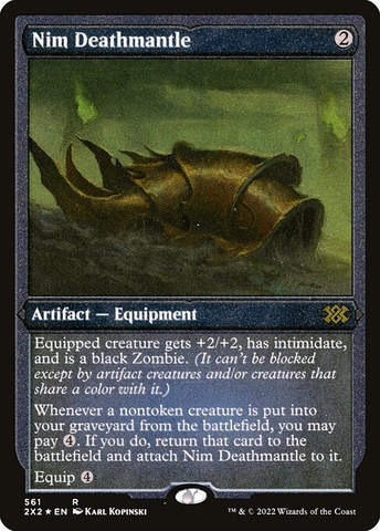 Magic: The Gathering - Double Masters 2022 - Nim Deathmantle (561) Etched Foil