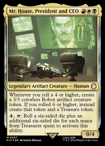 Magic: The Gathering - Fallout - Mr. House, President and CEO (7) Foil
