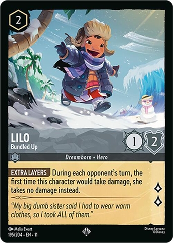 Disney Lorcana ~Winterspell~ Lilo - Bundled Up (195/204)