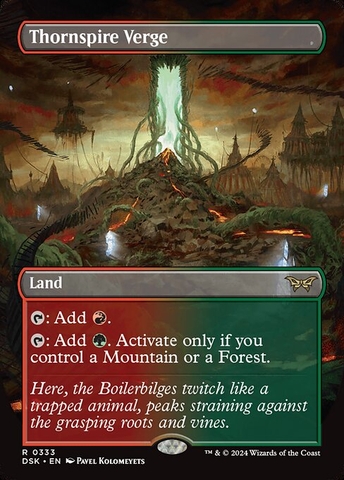 Magic: The Gathering - Duskmourn: House of Horror - Thornspire Verge (333)