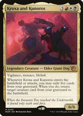 Magic: The Gathering - March of the Machine - Kroxa and Kunoros (245) Foil
