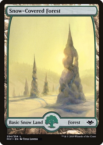 Magic: The Gathering - Modern Horizons - Snow-Covered Forest (254)