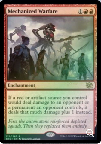 Magic the Gathering - The Brothers' War - Mechanized Warfare - FOIL