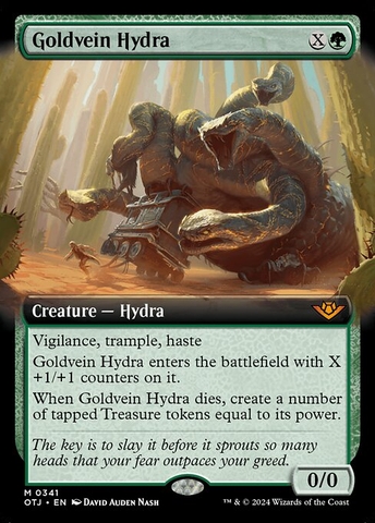 Magic: The Gathering - Outlaws of Thunder Junction - Goldvein Hydra (341)