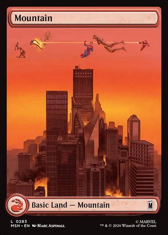 Magic: The Gathering - Marvel Super Heroes - Mountain (283)