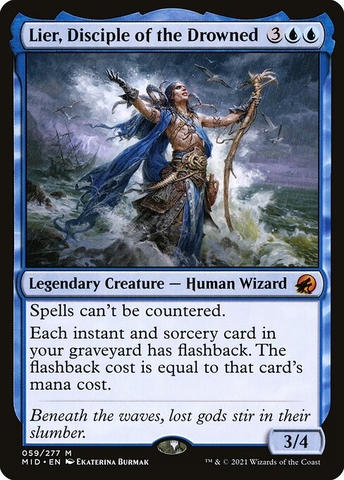 Magic: The Gathering - Innistrad: Midnight Hunt - Lier, Disciple of the Drowned (59)