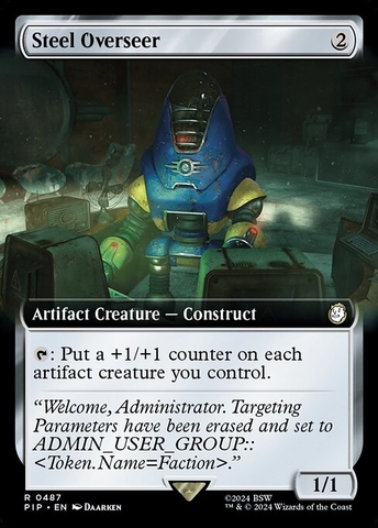 Magic: The Gathering - Fallout - Steel Overseer (487)
