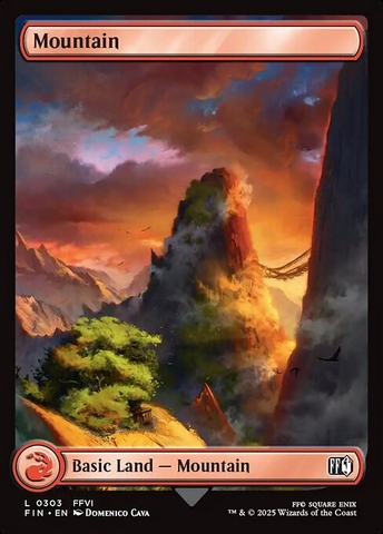 Magic: The Gathering - Final Fantasy - Mountain (303)