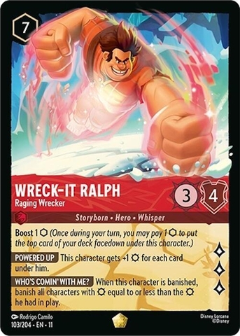 Disney Lorcana ~Winterspell~ Wreck-It Ralph - Raging Wrecker (103/204)