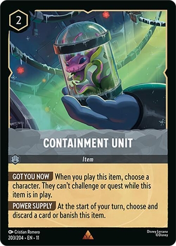 Disney Lorcana ~Winterspell~ Containment Unit (203/204)
