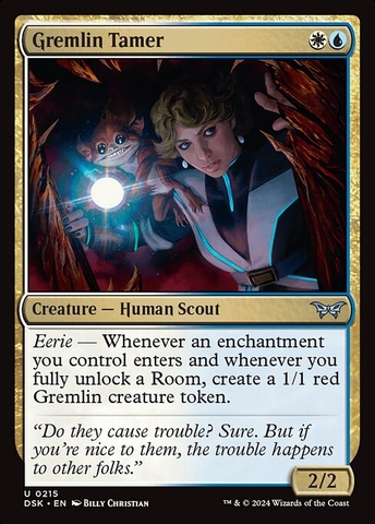 Magic: The Gathering - Duskmourn: House of Horror - Gremlin Tamer (215)