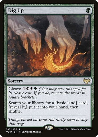 Magic: The Gathering - Innistrad: Crimson Vow - Dig Up (197) Foil