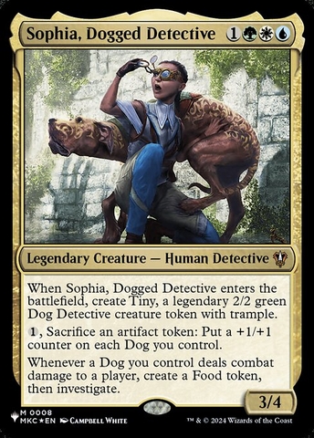 Magic: The Gathering - The List - Sophia, Dogged Detective (MKC-8)