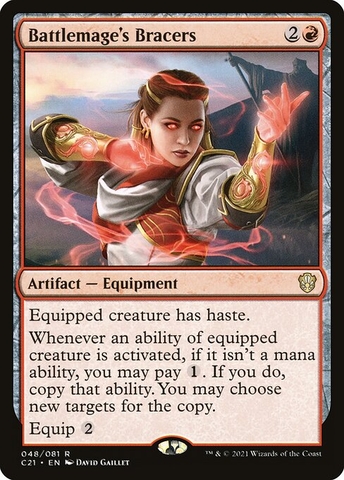 Magic: The Gathering - Commander 2021 - Battlemage's Bracers (48)