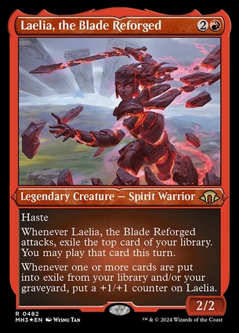 Magic: The Gathering - Modern Horizons 3 - Laelia, the Blade Reforged (482) Etched Foil