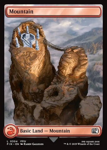 Magic: The Gathering - Final Fantasy - Mountain (304) Foil