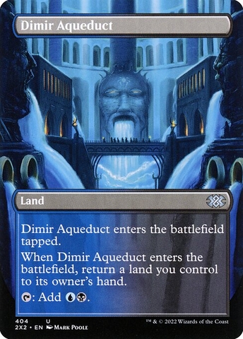 Magic: The Gathering - Double Masters 2022 - Dimir Aqueduct (404)