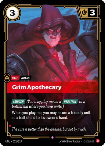 Riftbound TCG - Unleashed - Grim Apothecary (021/219) Foil