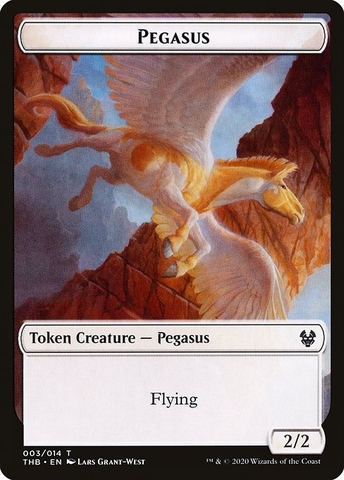 Magic: The Gathering - Theros Beyond Death Tokens - Pegasus (3) Foil