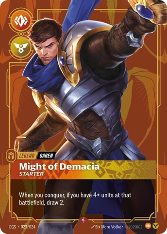 Riftbound TCG - Origins: Proving Grounds - Garen - Might of Demacia (Starter) (023/024)