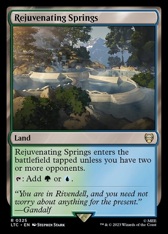 Magic: The Gathering - Tales of Middle-earth Commander - Rejuvenating Springs (325)