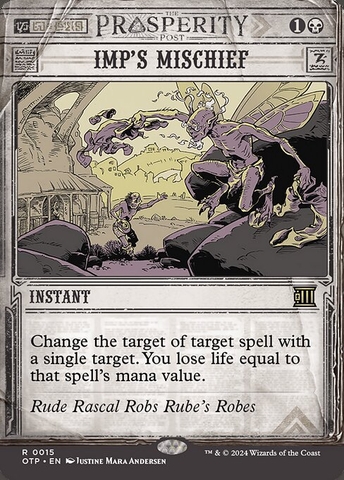 Magic: The Gathering - Breaking News - Imp's Mischief (15)