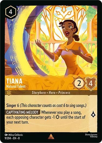 Disney Lorcana ~Reign of Jafar~ Tiana - Natural Talent (9/204)