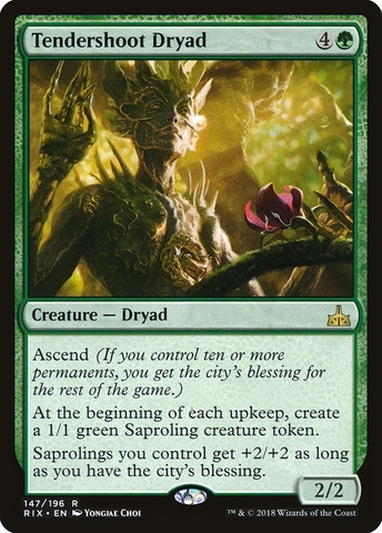 Magic: The Gathering - Rivals of Ixalan - Tendershoot Dryad (147)