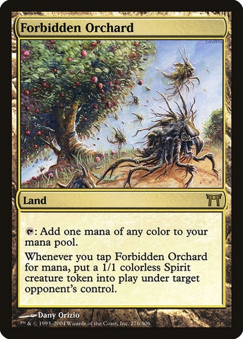 Magic: The Gathering - Champions of Kamigawa - Forbidden Orchard (276)