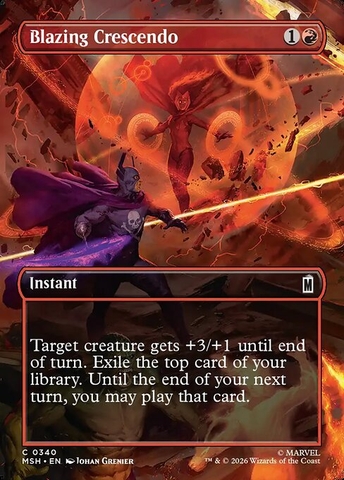 Magic: The Gathering - Marvel Super Heroes - Blazing Crescendo (340)