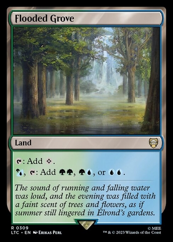 Magic: The Gathering - Tales of Middle-earth Commander - Flooded Grove (309)