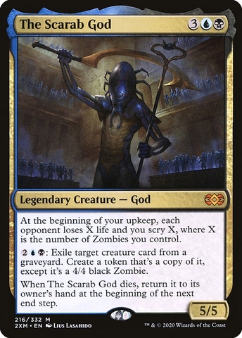 Magic: The Gathering - Double Masters - The Scarab God (216)
