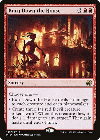 Magic: The Gathering - Innistrad: Midnight Hunt - Burn Down the House (131)