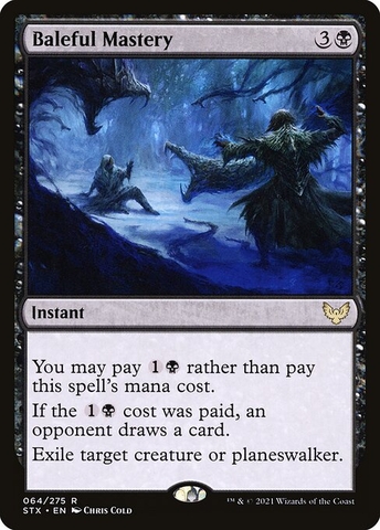 Magic: The Gathering - Strixhaven: School of Mages - Baleful Mastery (64) Foil