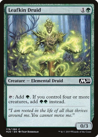 Magic: The Gathering - Core Set 2020 - Leafkin Druid (178)