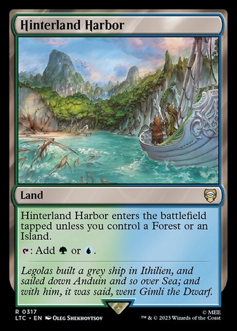 Magic: The Gathering - Tales of Middle-earth Commander - Hinterland Harbor (317)