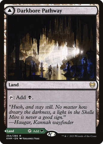 Magic: The Gathering - Kaldheim - Darkbore Pathway // Slitherbore Pathway (254) Foil