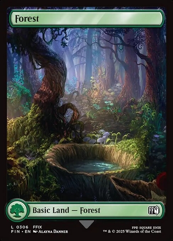 Magic: The Gathering - Final Fantasy - Forest (306)