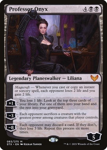 Magic: The Gathering - Strixhaven: School of Mages - Professor Onyx (83)