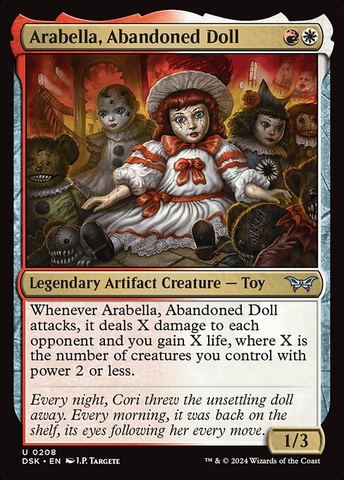 Magic: The Gathering - Duskmourn: House of Horror - Arabella, Abandoned Doll (208)