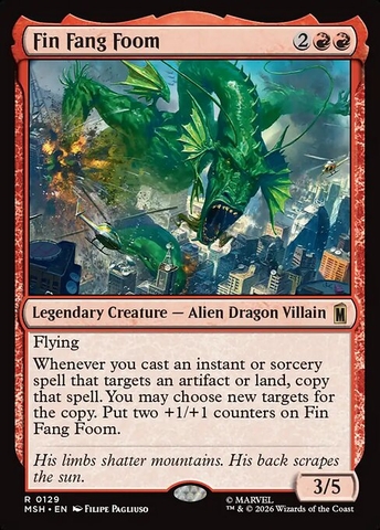 Magic: The Gathering - Marvel Super Heroes - Fin Fang Foom (129)