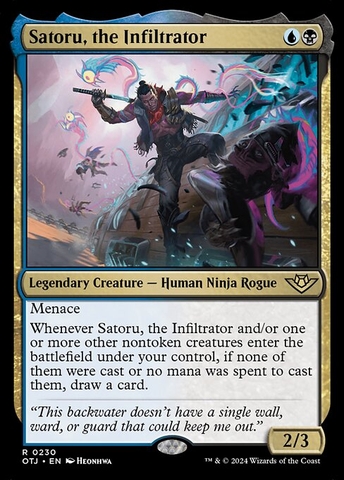 Magic: The Gathering - Outlaws of Thunder Junction - Satoru, the Infiltrator (230)
