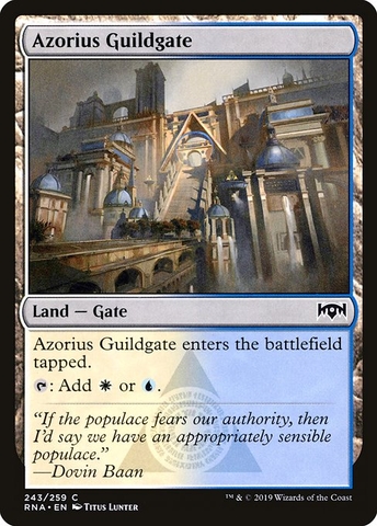 Magic: The Gathering - Ravnica Allegiance - Azorius Guildgate (243)