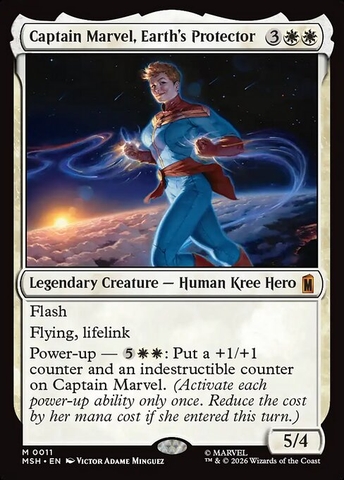 Magic: The Gathering - Marvel Super Heroes - Captain Marvel, Earth's Protector (11)
